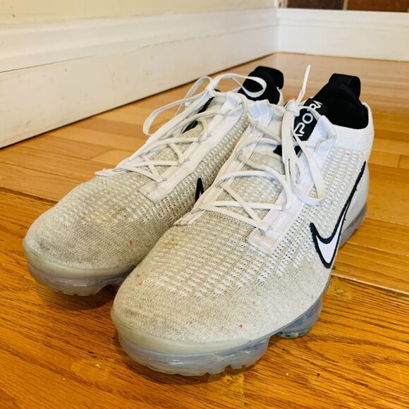 Nike Air Vapormax FK 2021 White and Black DH4084-100 Size 10.5 - Picture 11 of 15